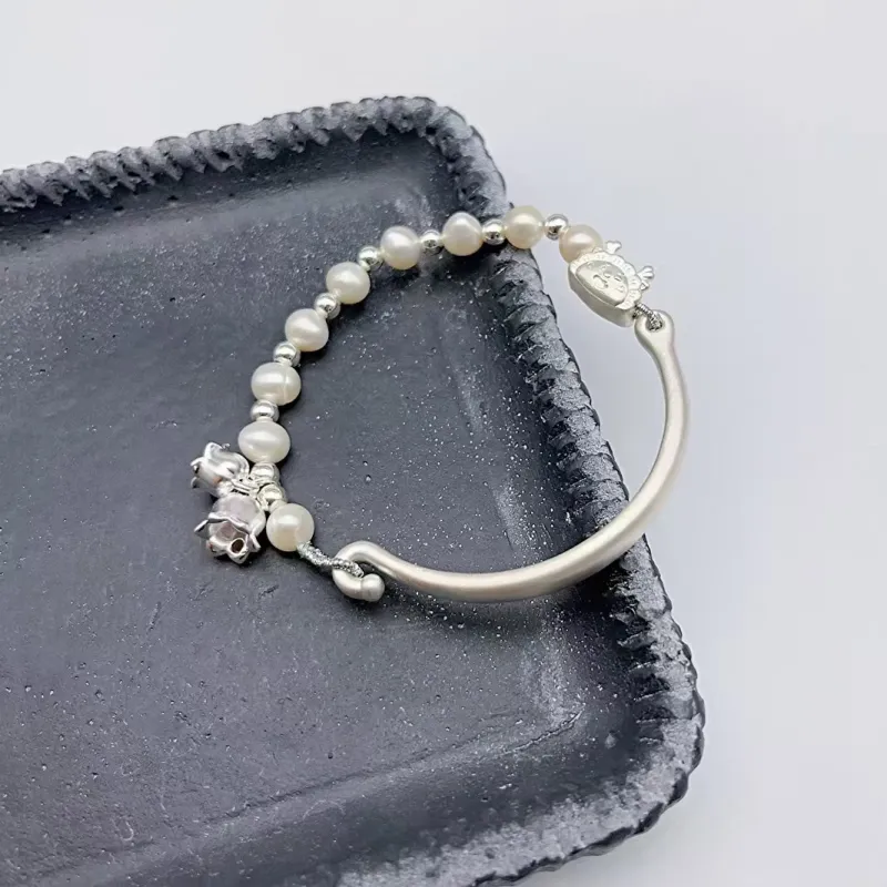Kim Heng Hee S999 Fine Silver Bangles Women's-2