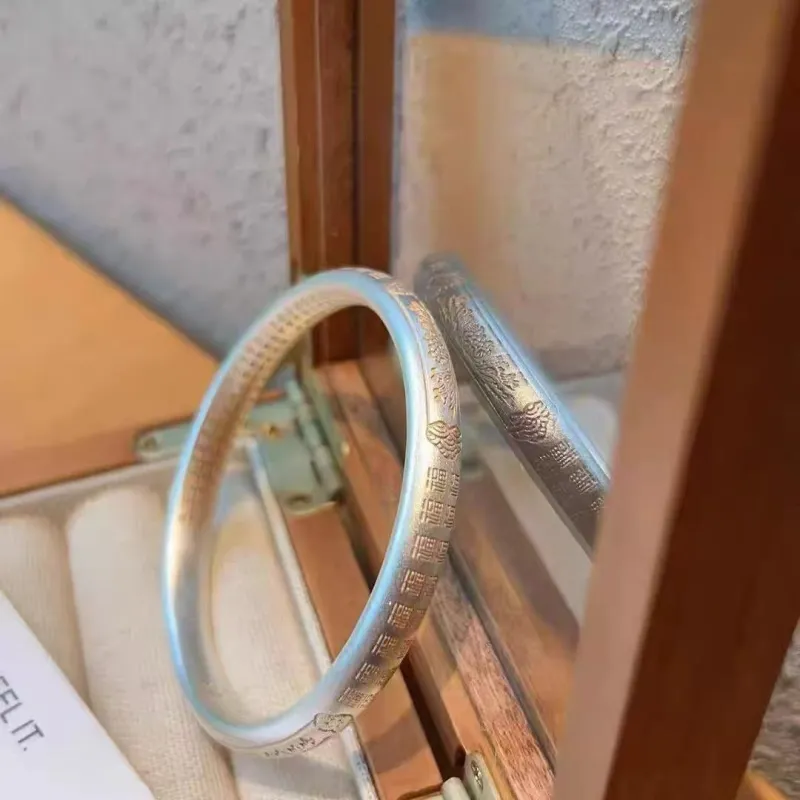 Kim Heng Hee S999 Fine Silver Bangles Unisex-2