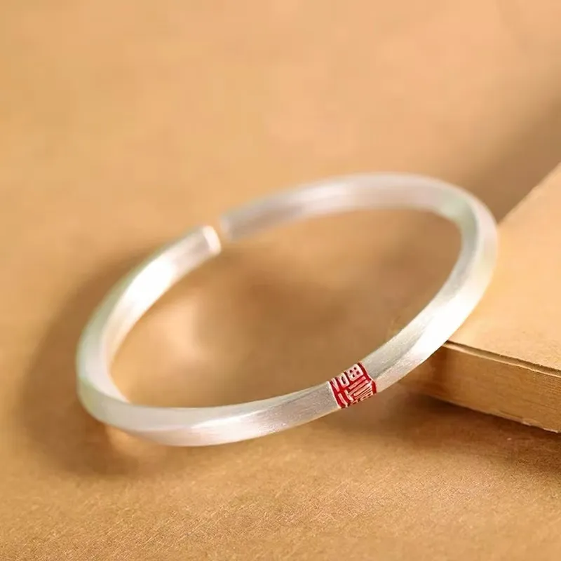 Kim Heng Hee S999 Fine Silver Bangles Unisex-2