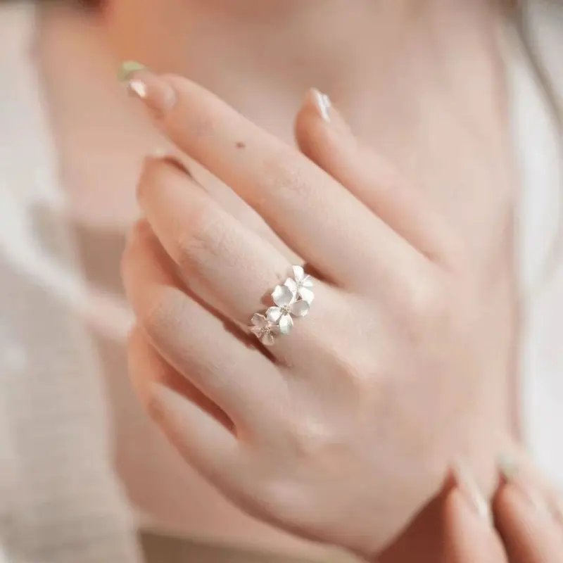 Kim Heng Hee S990 Silver Rings Women's-5