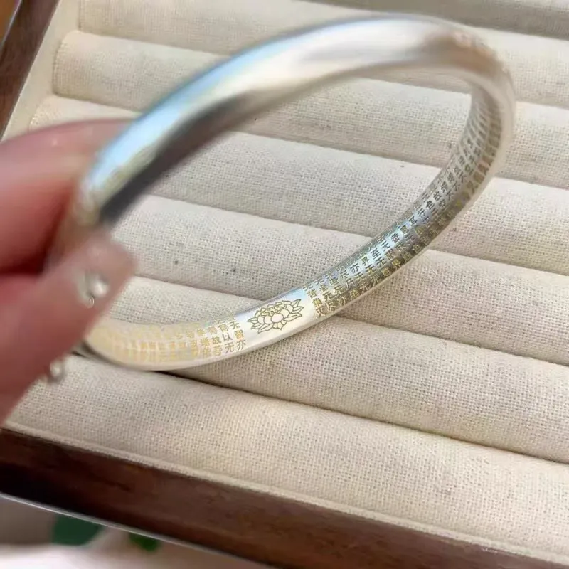 Kim Heng Hee S999 Fine Silver Bangles Unisex-3