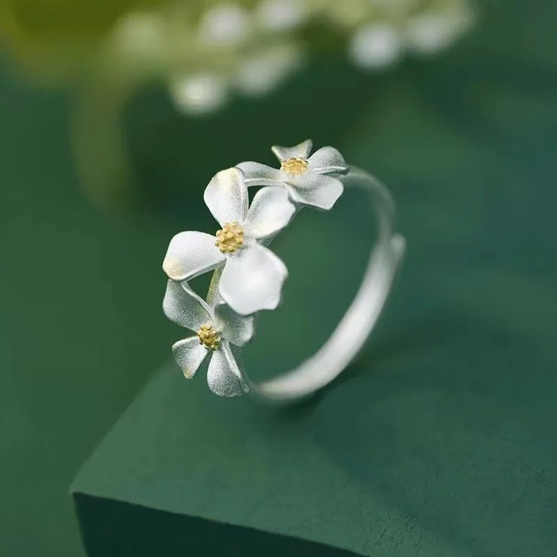 Kim Heng Hee S990 Silver Rings Women's-4