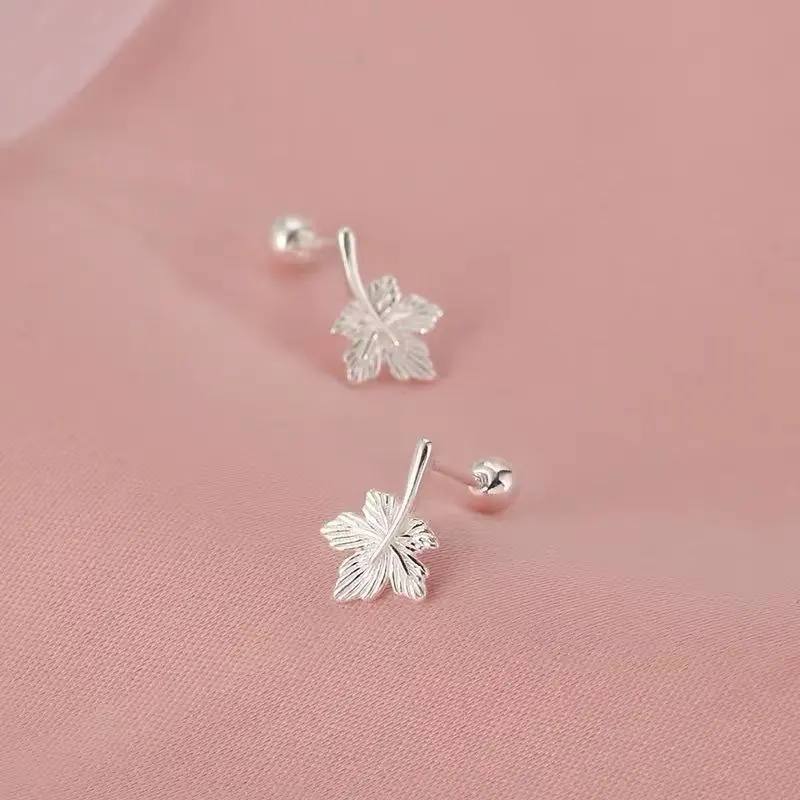 Kim Heng Hee S999 Fine Silver Stud Earrings Women's-1