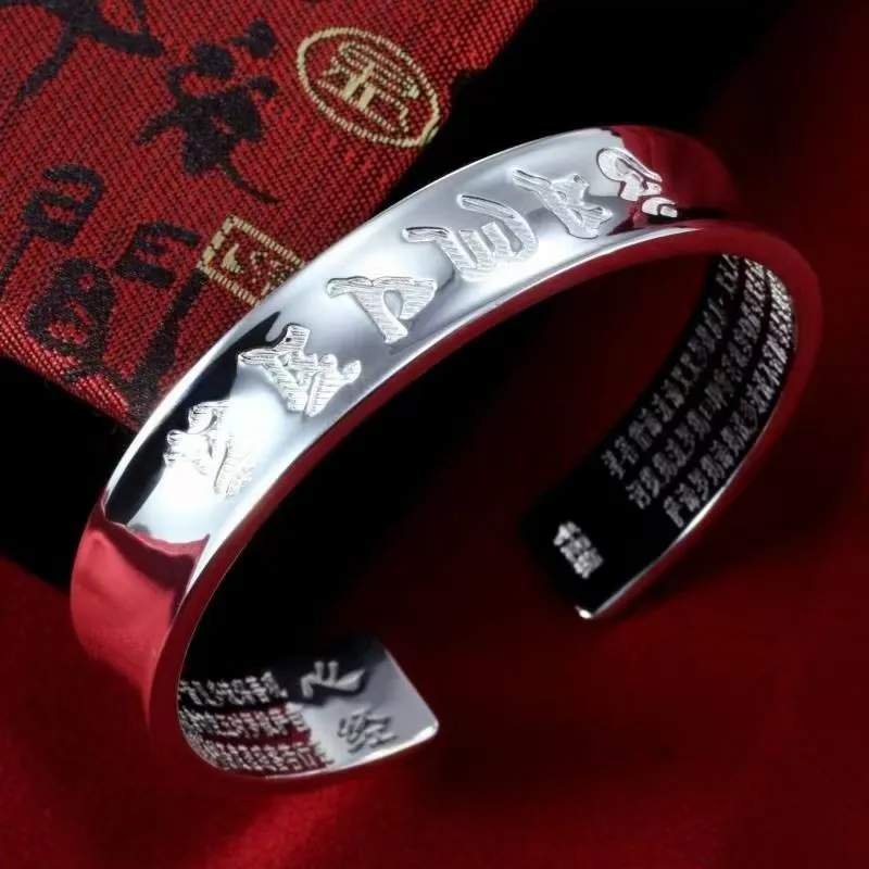 Kim Heng Hee S999 Fine Silver Bangles Unisex-1