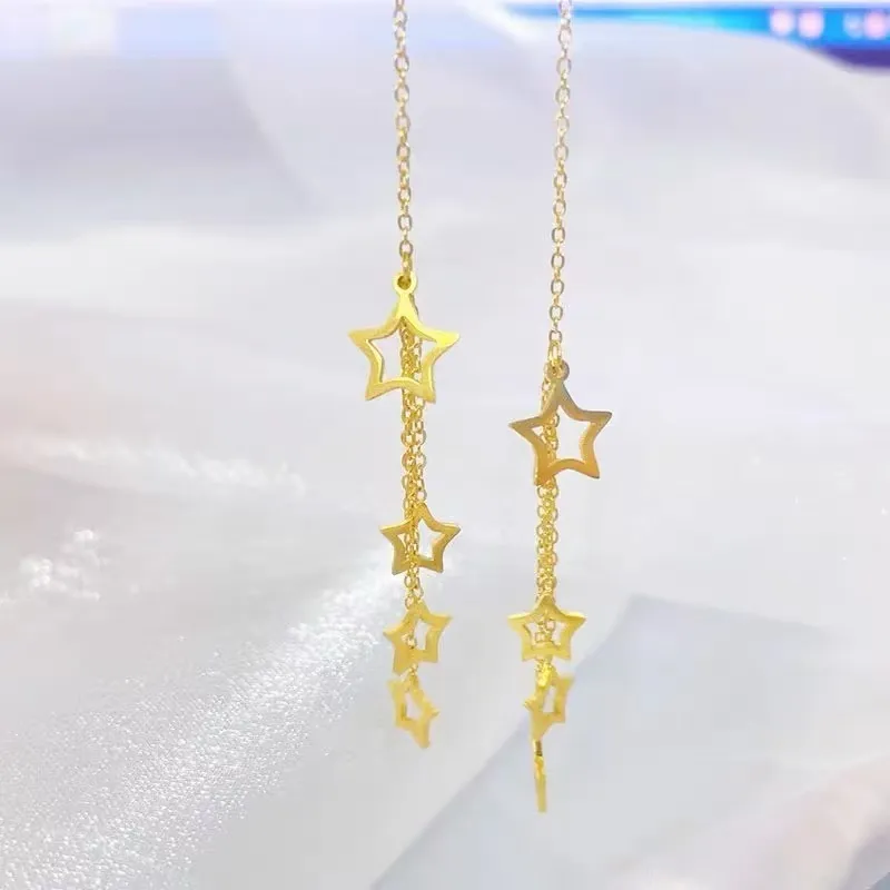 Kim Heng Hee 18K Gold Gold Drop Earrings Women's-4