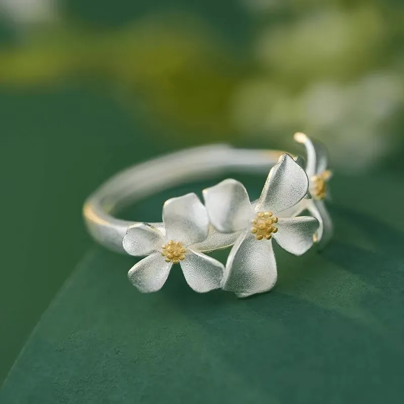 Kim Heng Hee S990 Silver Rings Women's-3