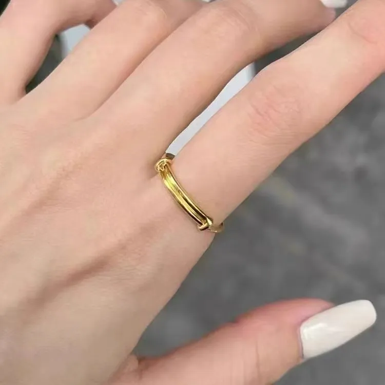 Kim Heng Hee S999 Fine Silver Minimalist Style Advanced Silicone Ring With Active Mouthpiece Ring Unisex-2