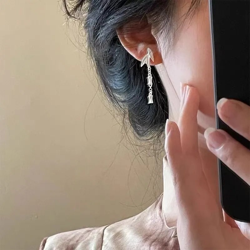 Kim Heng Hee S999 Fine Silver Earrings Women's-4