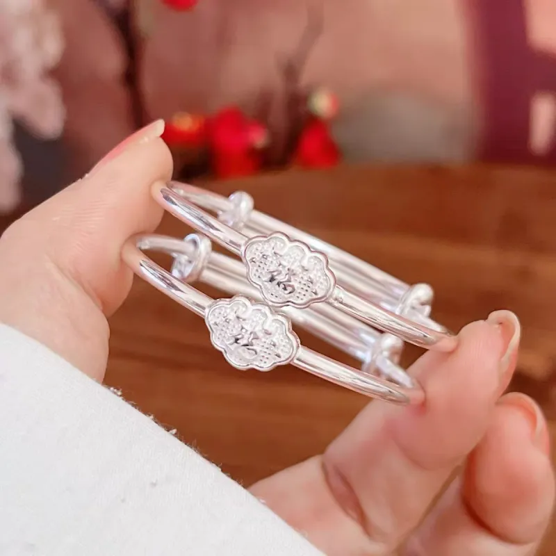 Kim Heng Hee S999 Fine Silver Bangles Kids'-1