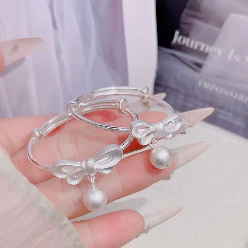 Kim Heng Hee S999 Fine Silver Bangles Kids'-1