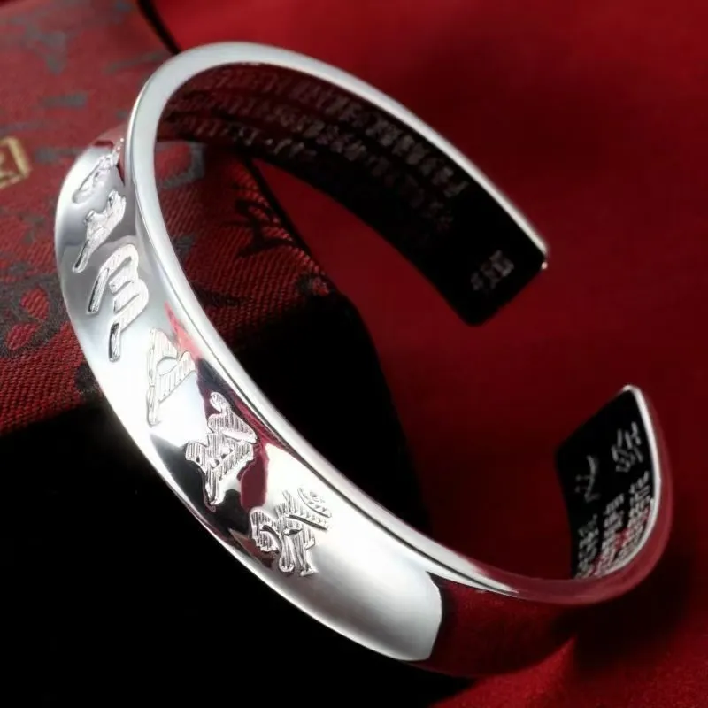 Kim Heng Hee S999 Fine Silver Bangles Unisex-2