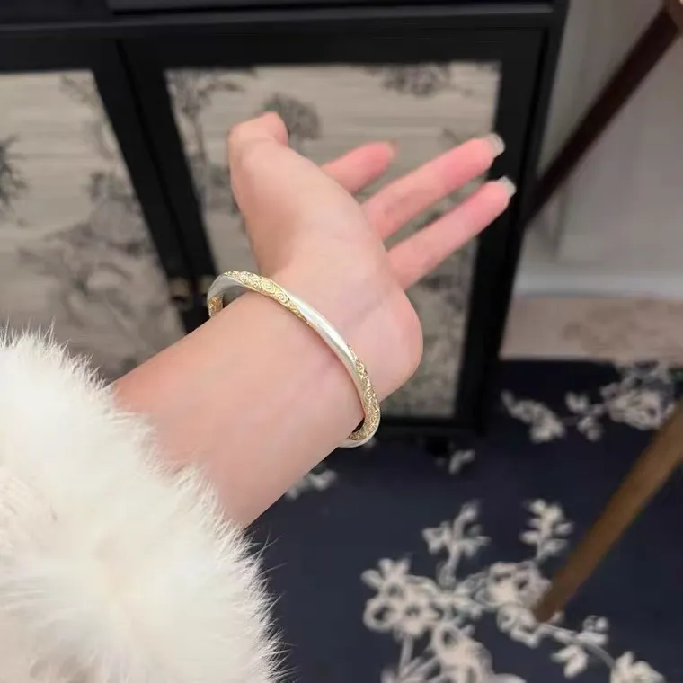 Kim Heng Hee S999 Fine Silver Bangles Women's-3