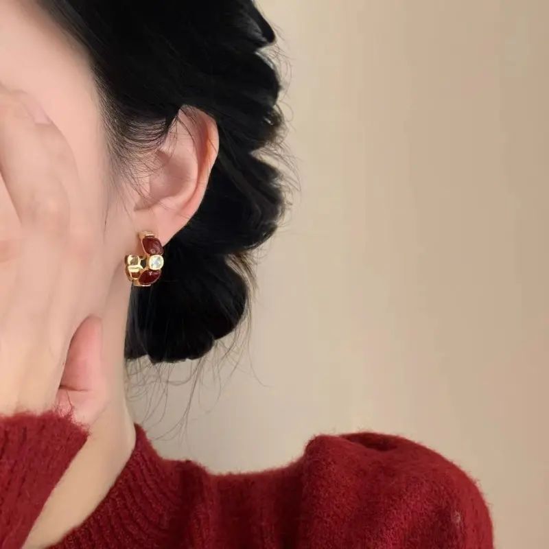 Kim Heng Hee S 990 Silver Earrings Women's-4