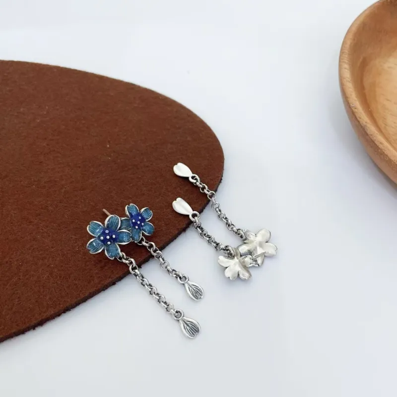 Kim Heng Hee S925 Silver Earrings Women's-3
