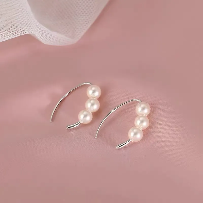 Kim Heng Hee S999 Fine Silver Earrings Women's-2