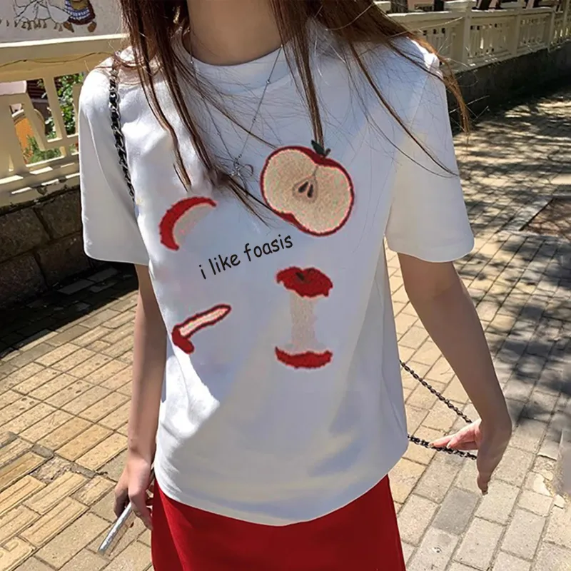 FOASIS T Shirts Women's White-4