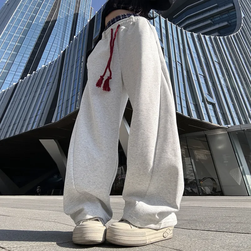 FOASIS Casual Pants Unisex Heather Gray-13
