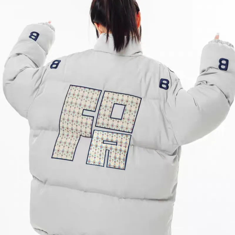 FOASIS Puffer Jacket Unisex Navy Blue-10