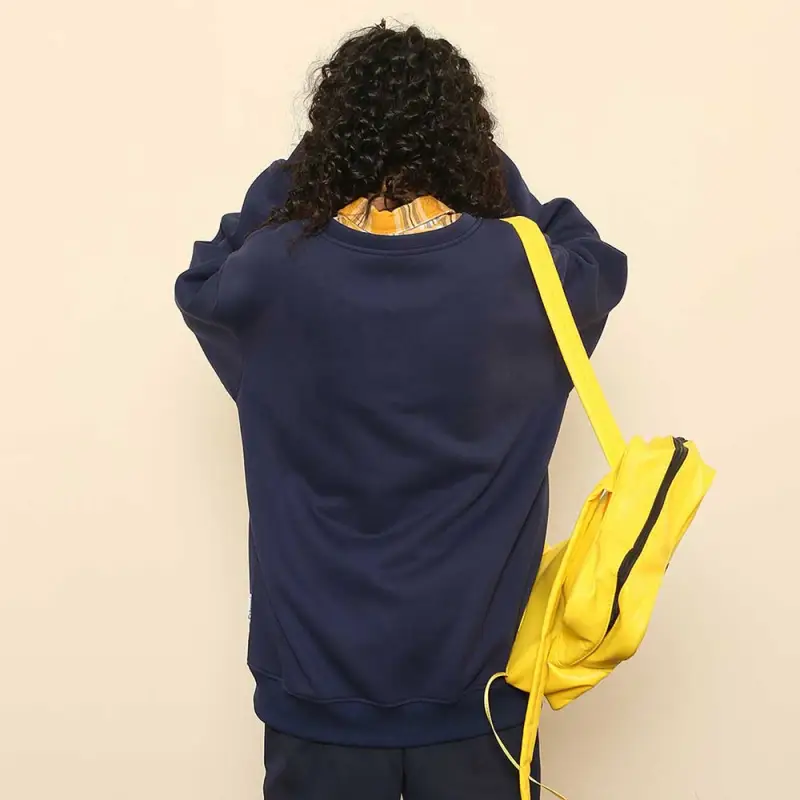 FOASIS Sweatshirt Unisex Navy Blue-5