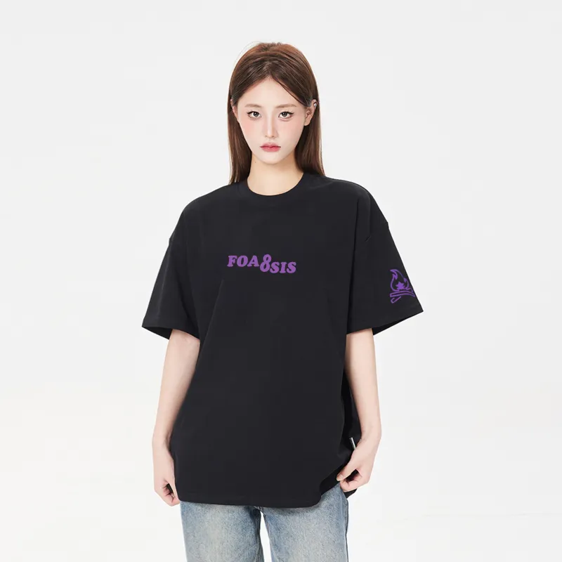 FOASIS Regular T Shirt Unisex Black-3
