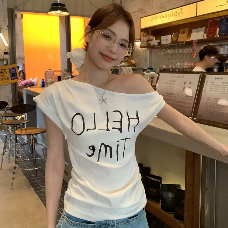 FOASIS T Shirts Women's White-3