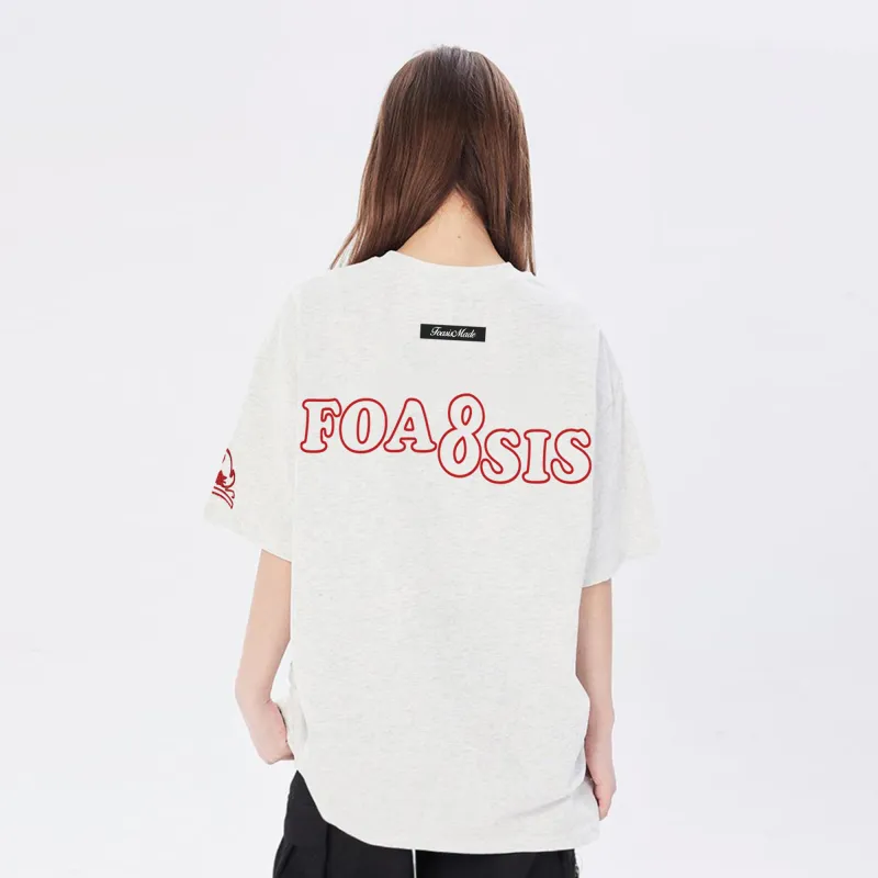 FOASIS T Shirt Unisex Heather Gray-2