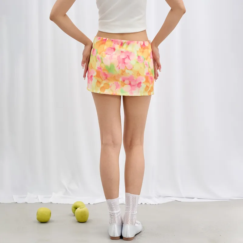 FOASIS Skirt Set Women's White+Multicolor-10