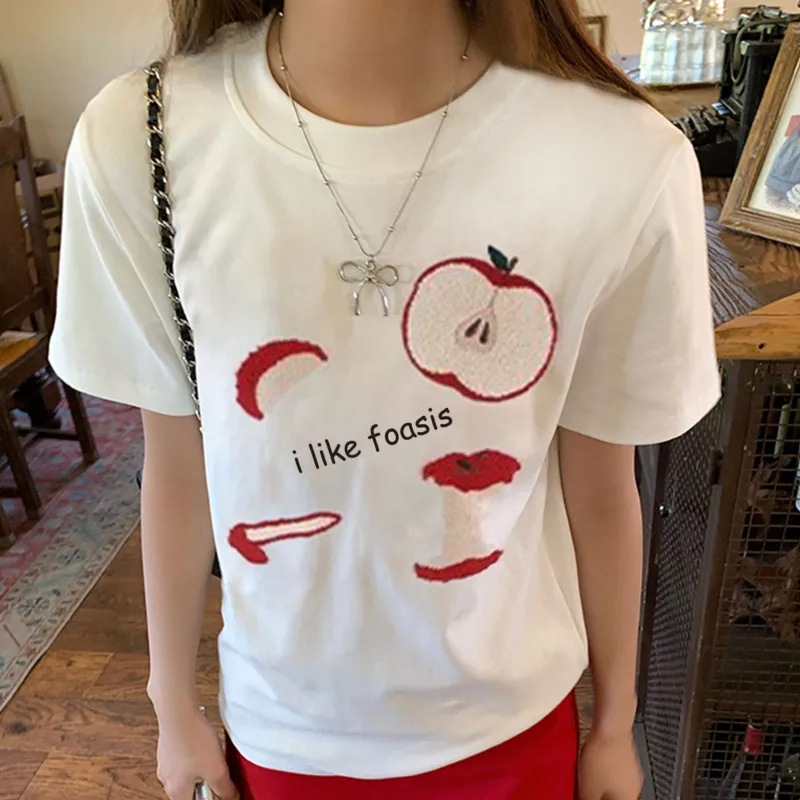 FOASIS T Shirts Women's White-5