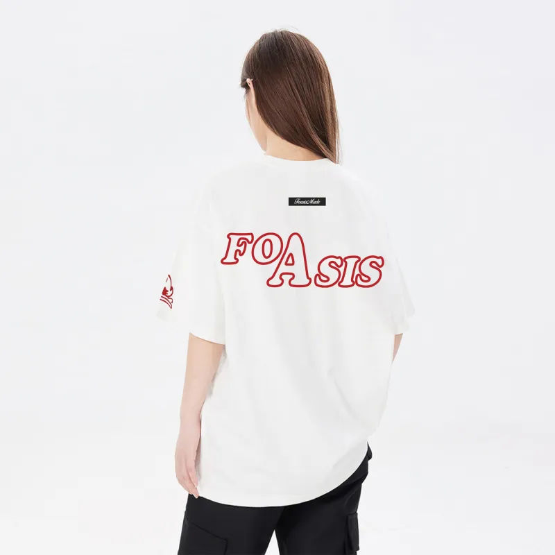 FOASIS Drop Shoulder Sleeve T Shirt Unisex-24