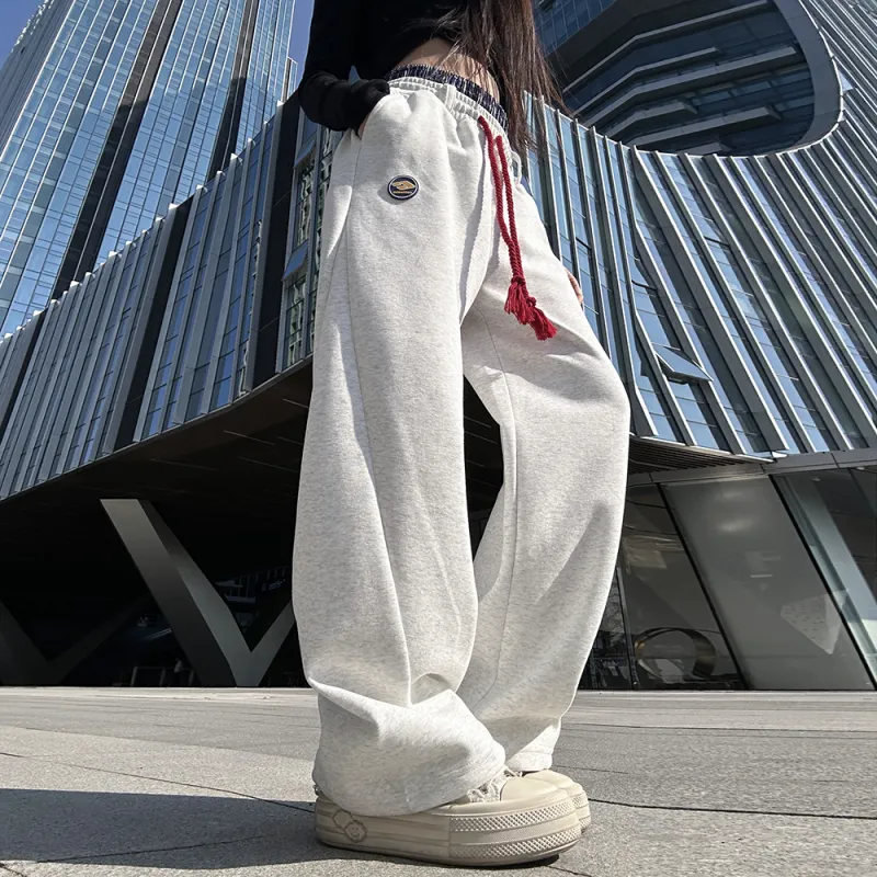 FOASIS Casual Pants Unisex Heather Gray-5