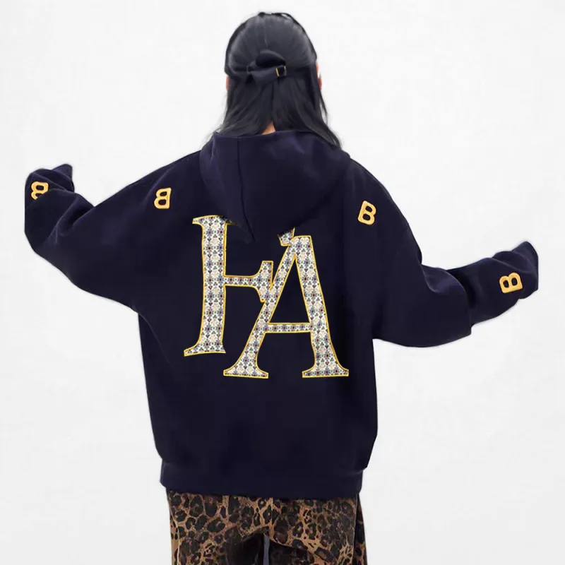 FOASIS Sweatshirt Unisex Navy Blue-2