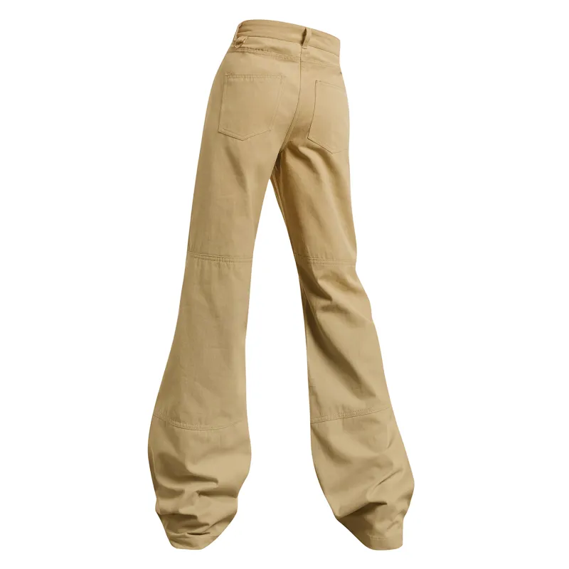 FOASIS Casual Pants Women's Khaki-2