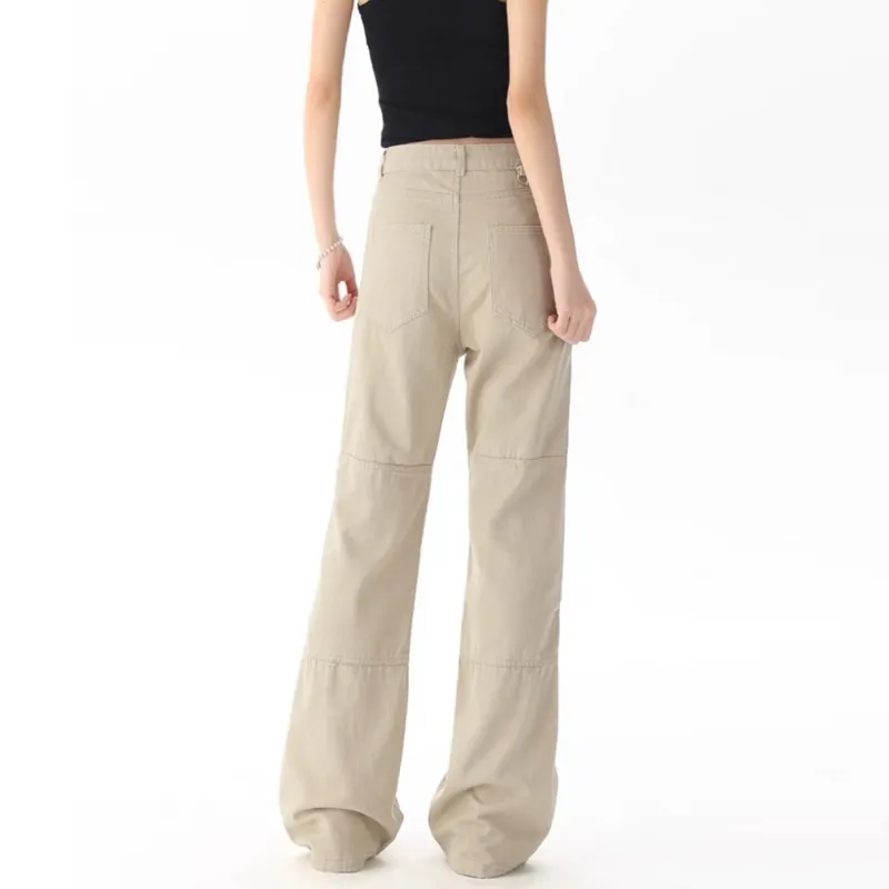 FOASIS Casual Pants Women's Khaki-6