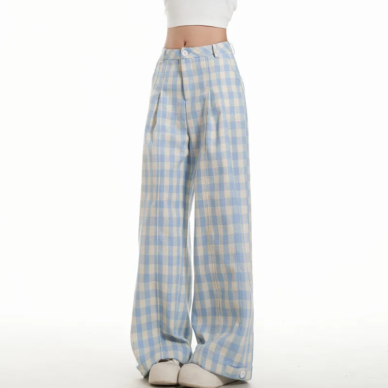 FOASIS Casual Pants Women's Blue-5