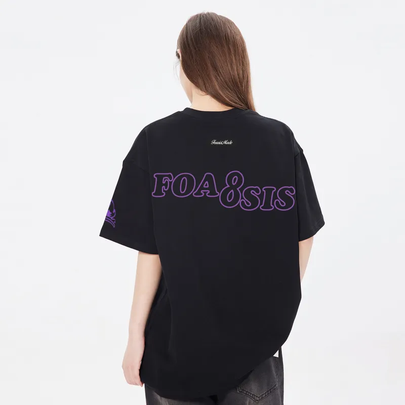 FOASIS Regular T Shirt Unisex Black-4