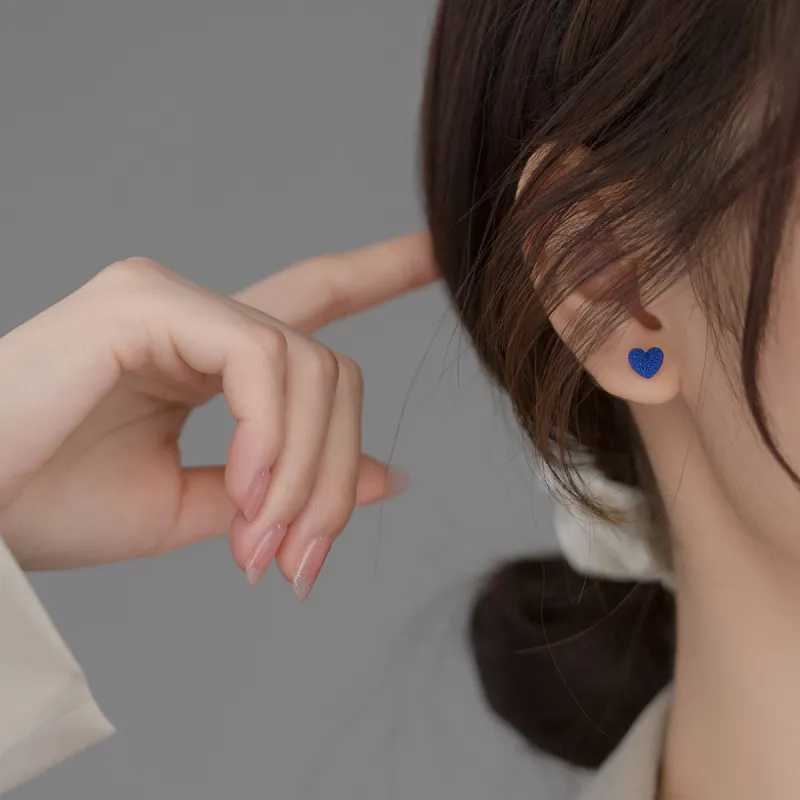 A CONG Studio S925 Silver Stud Earrings Women's-2