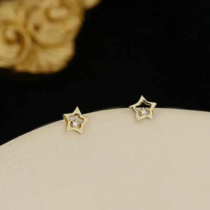 A CONG Studio S999 Fine Silver Stud Earrings Women's-3