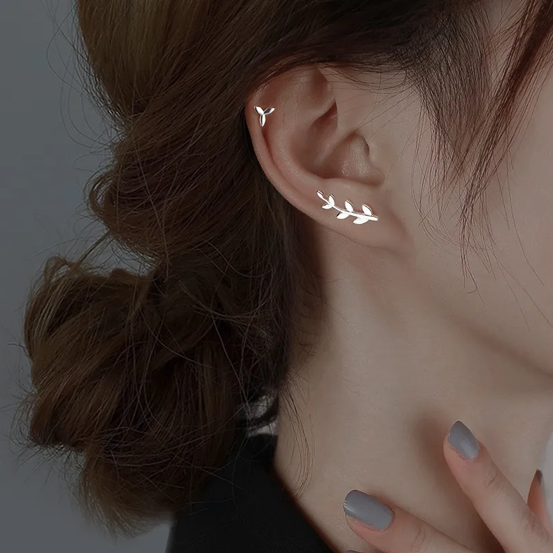 A CONG Studio S925 Silver Stud Earrings Women's-4