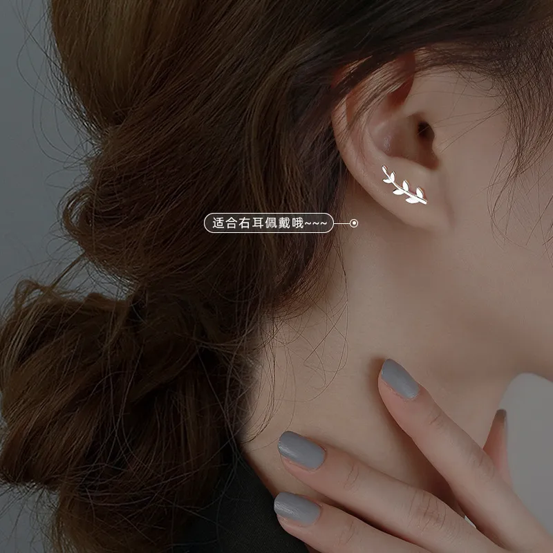A CONG Studio S925 Silver Stud Earrings Women's-1