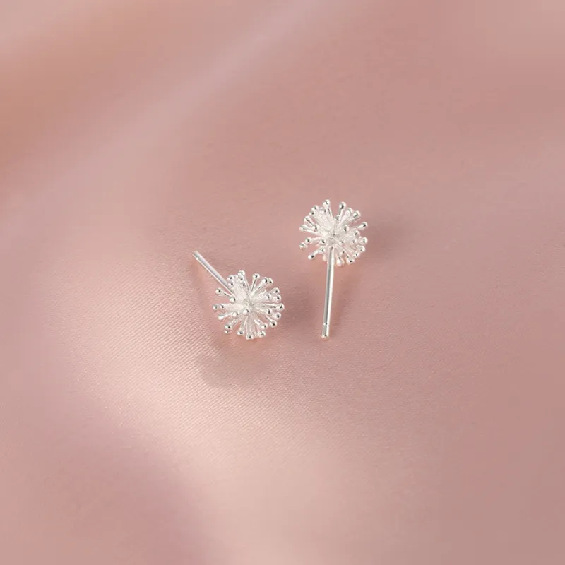 A CONG Studio S925 Silver Stud Earrings Women's-2