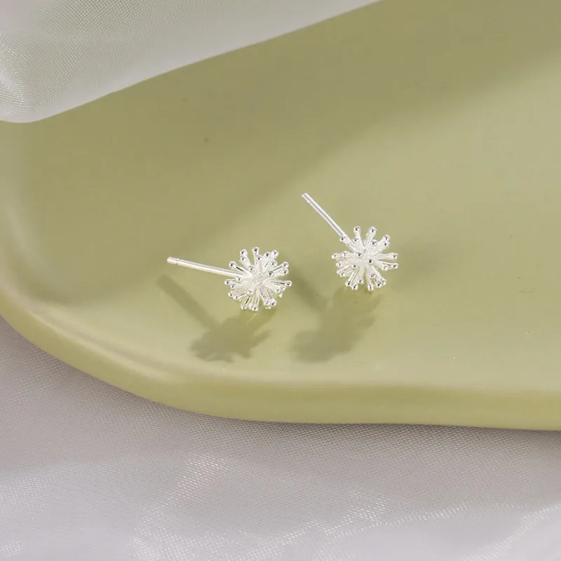 A CONG Studio S925 Silver Stud Earrings Women's-3