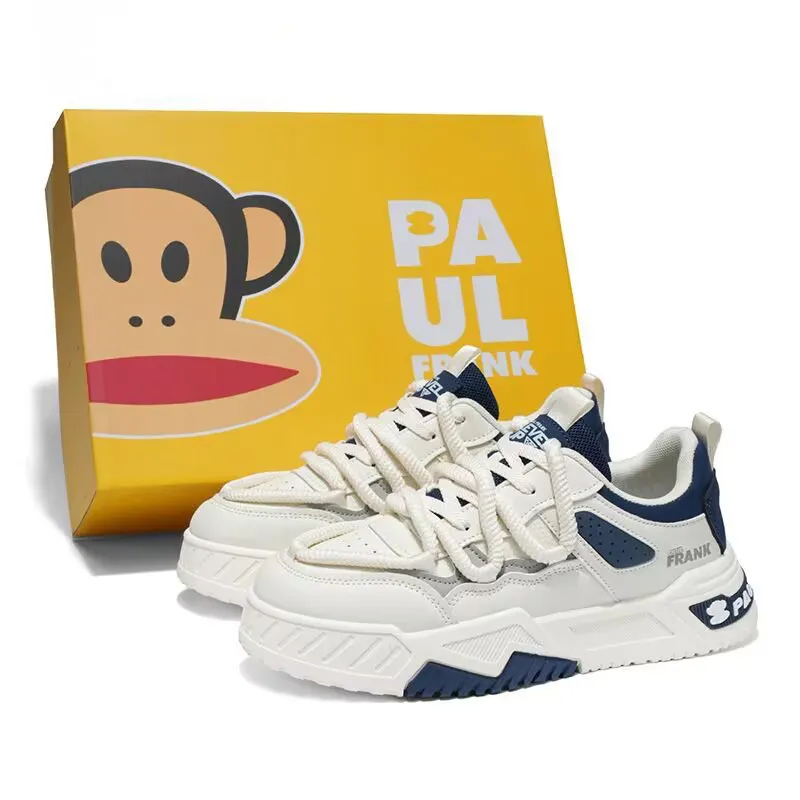 PAUL FRANK Slip Resistant Height Increasing Low Top Skateboard Shoes Men's-5