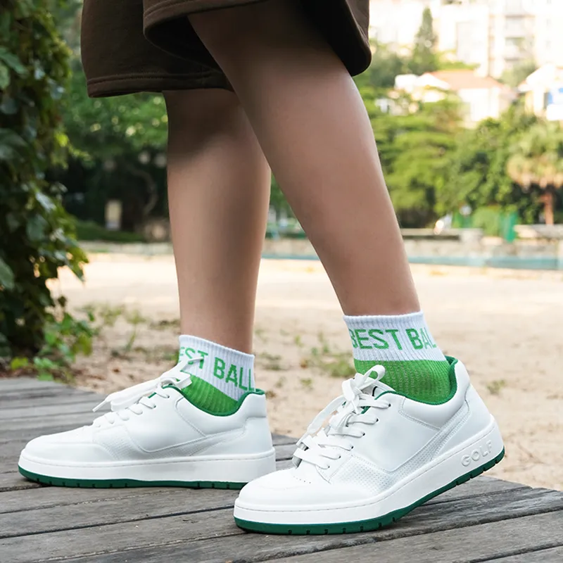 GOLF Anti Slip Wear Resistant Low Top Skateboard Shoes Men's White-5