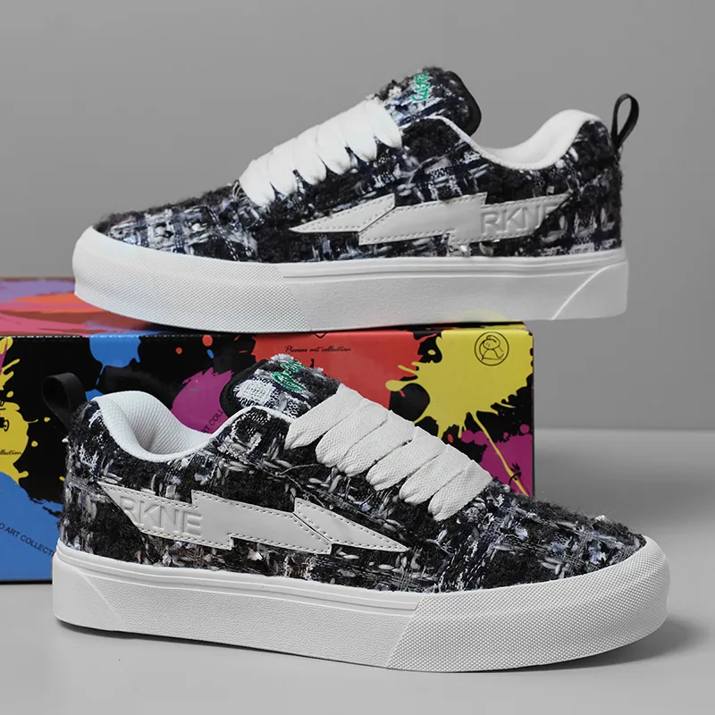 FZFA Anti Slip And Wear Resistant Height Increasing Low Top Classic Preppy Style Students Skateboard Shoes Unisex-52