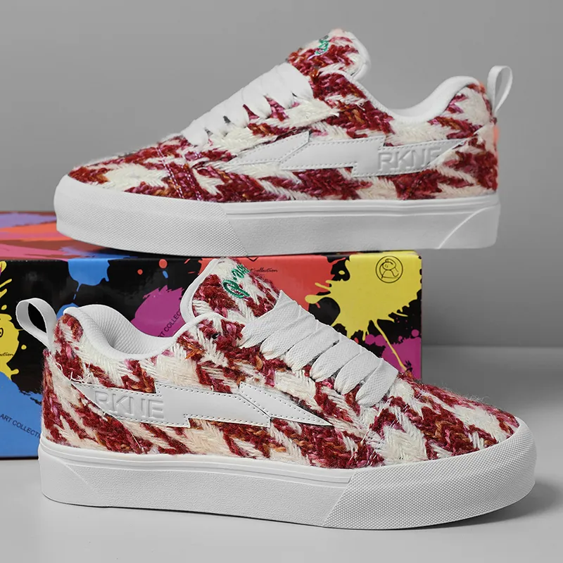 FZFA Anti Slip And Wear Resistant Height Increasing Low Top Classic Preppy Style Students Skateboard Shoes Unisex-16