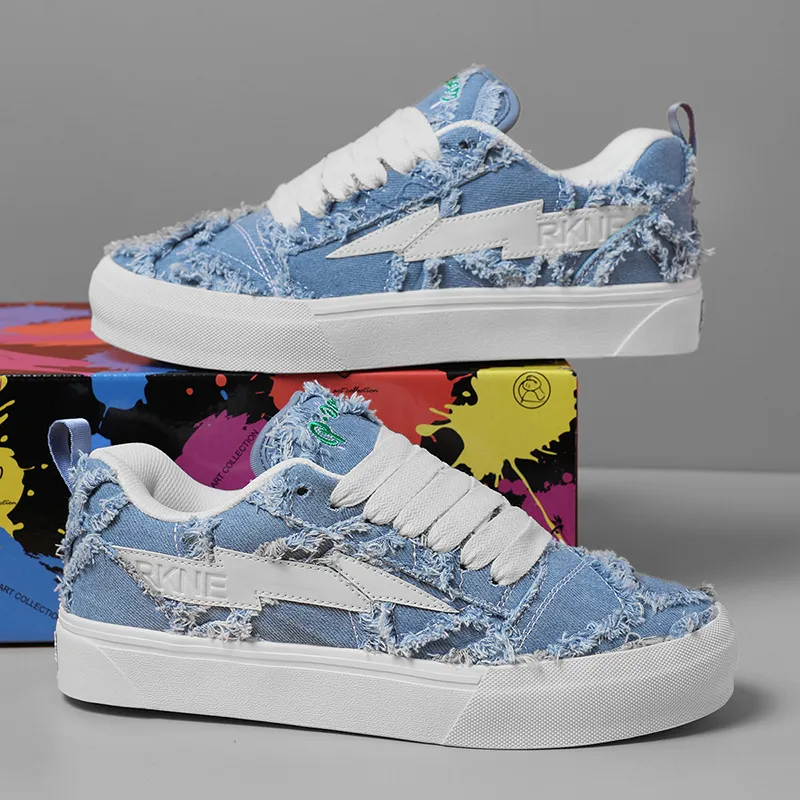 FZFA Anti Slip And Wear Resistant Height Increasing Low Top Classic Preppy Style Students Skateboard Shoes Unisex-5