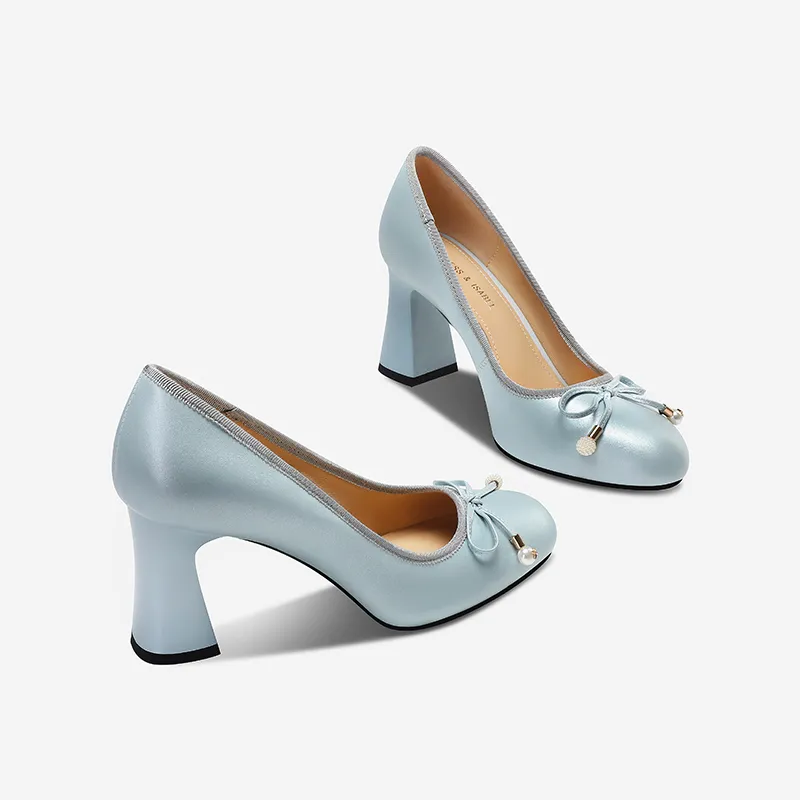 Princess & Isabel Chunky Heel High Heels Women's-1