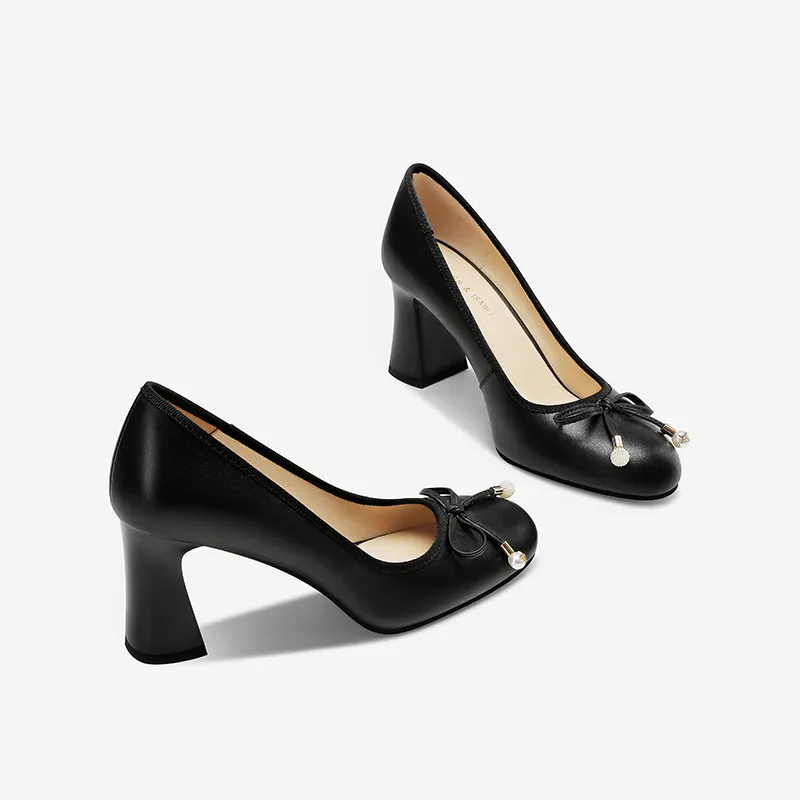 Princess & Isabel Chunky Heel High Heels Women's-4