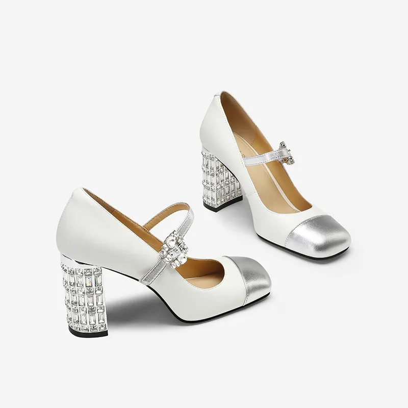 Princess & Isabel Chunky Heel High Heels Women's-1