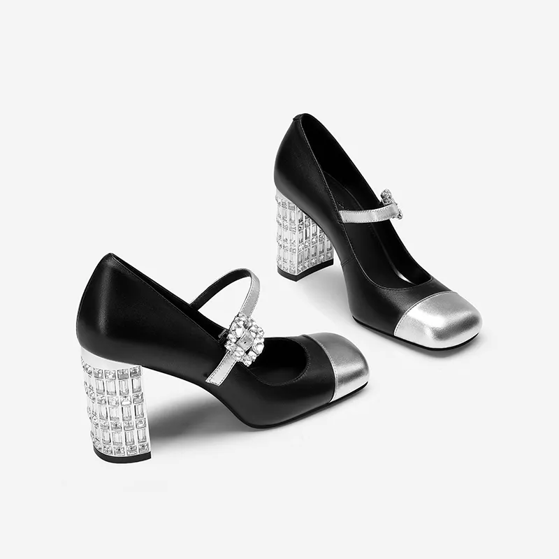 Princess & Isabel Chunky Heel High Heels Women's-4